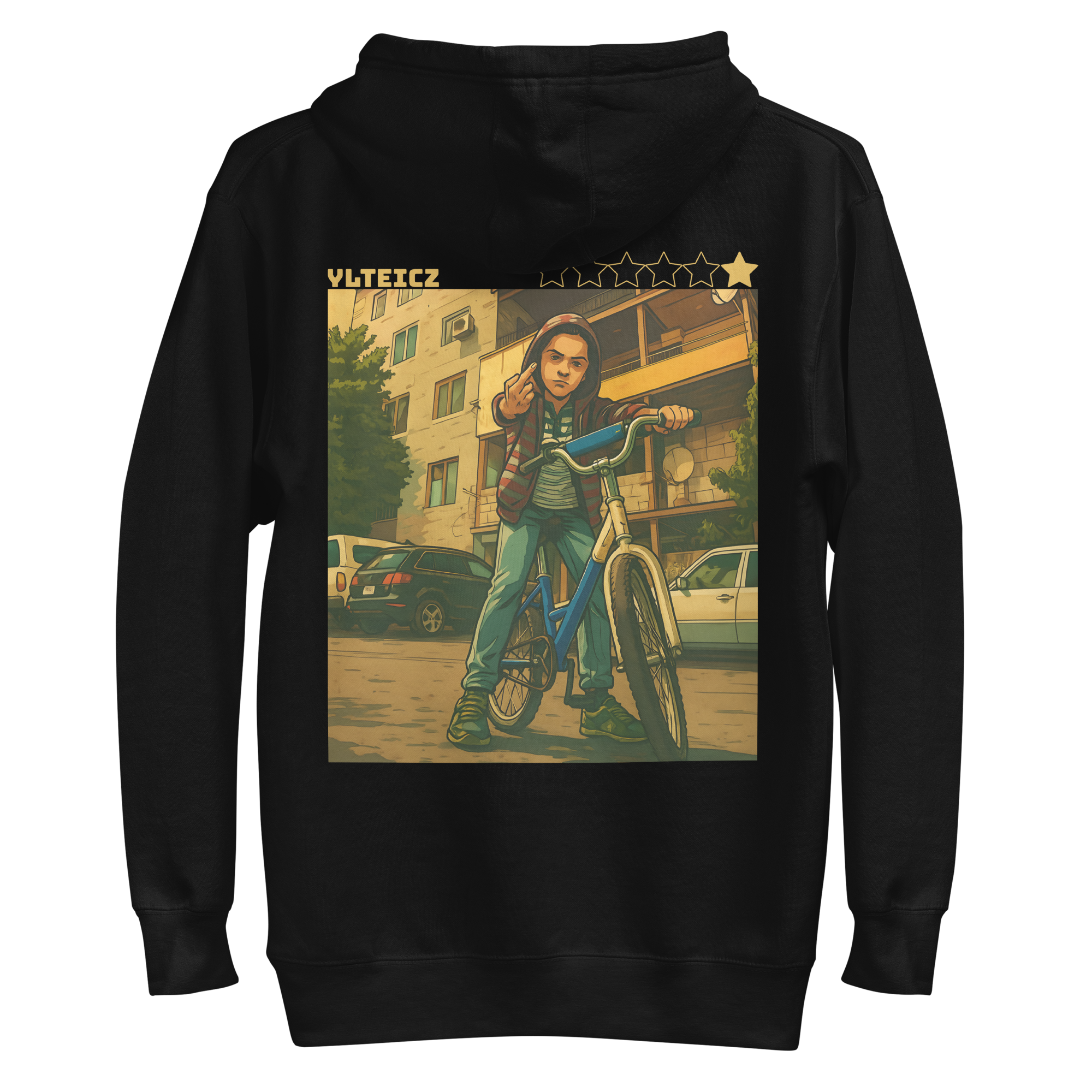 Krtser Black Hoodie