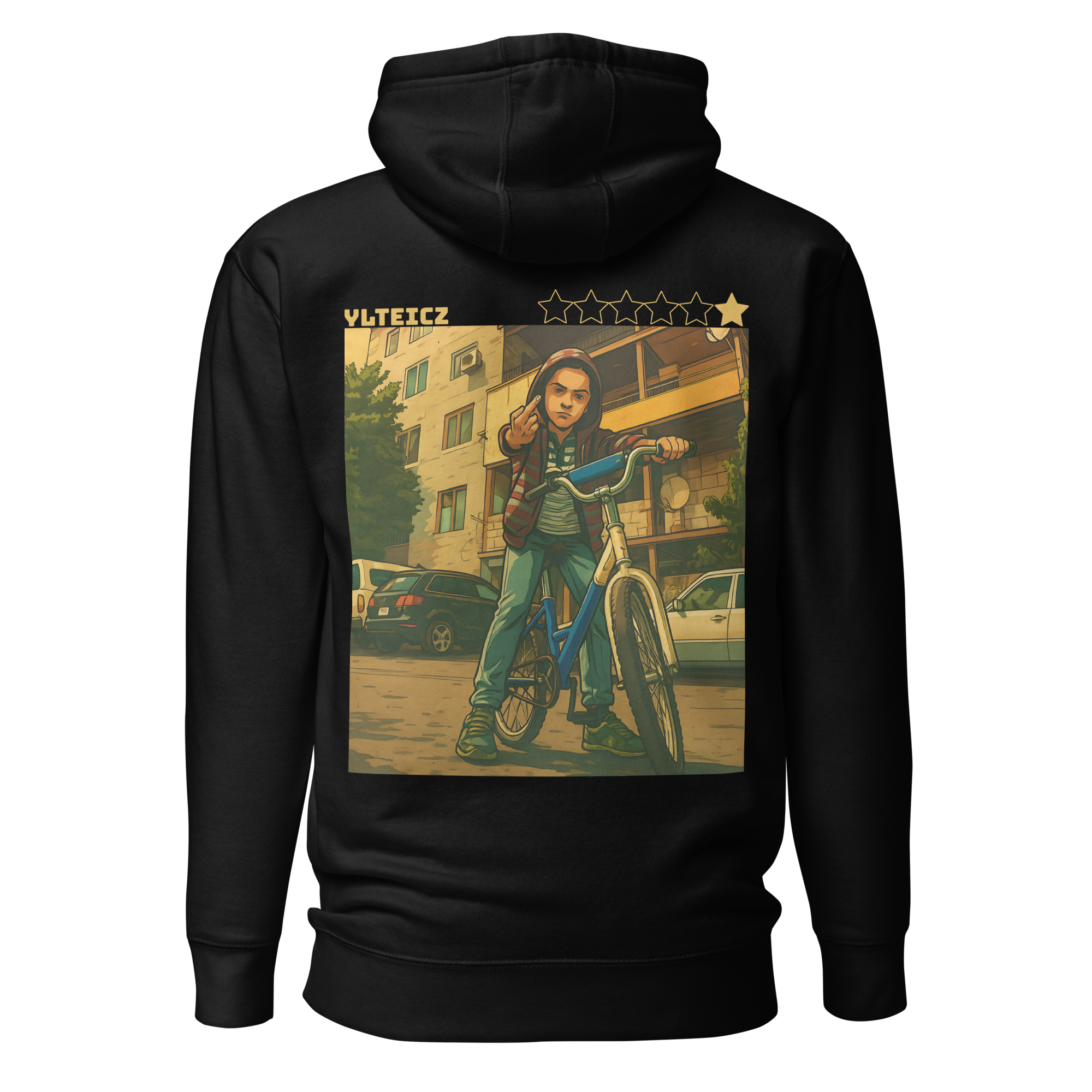 Krtser Black Hoodie