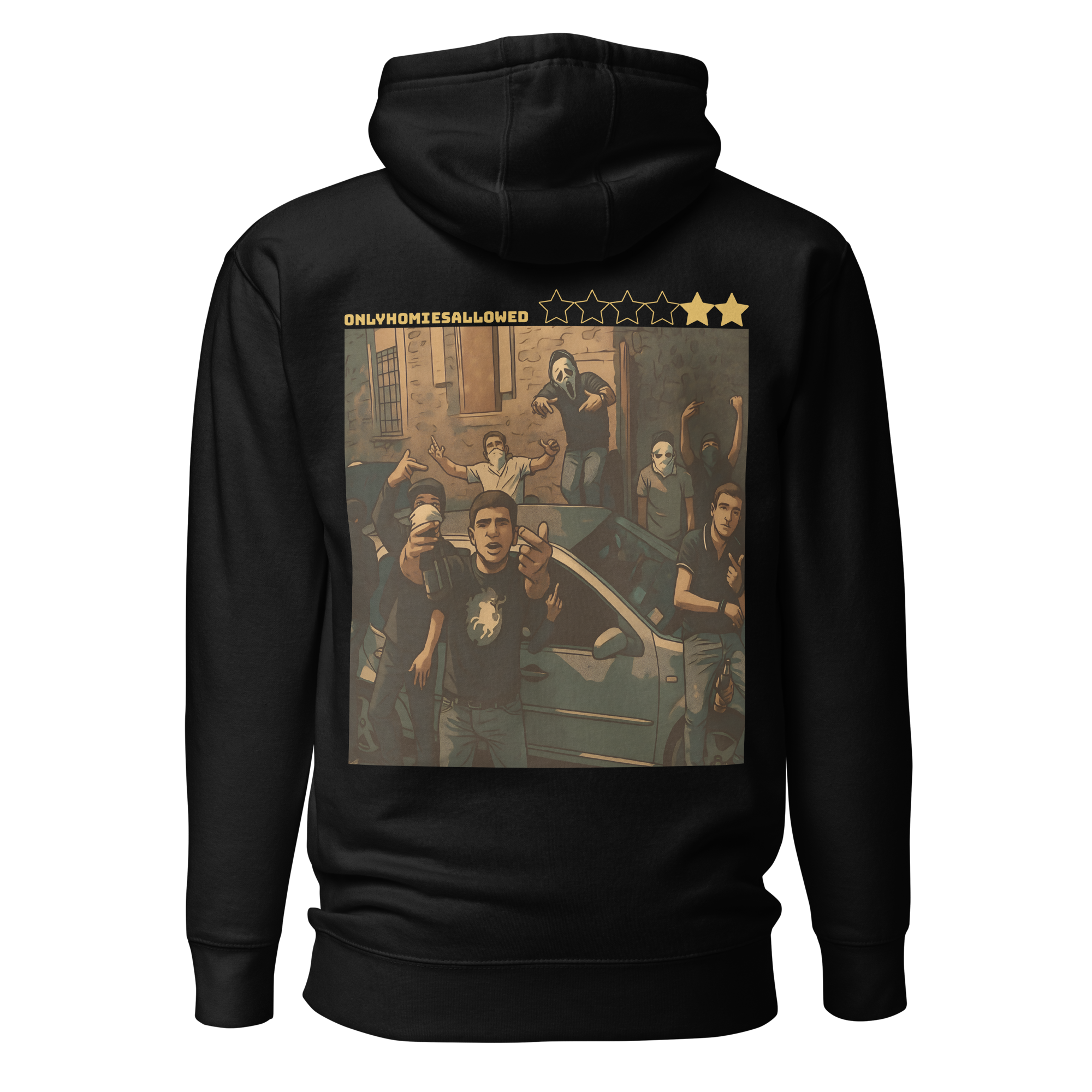 SaxTuynA Black Hoodie