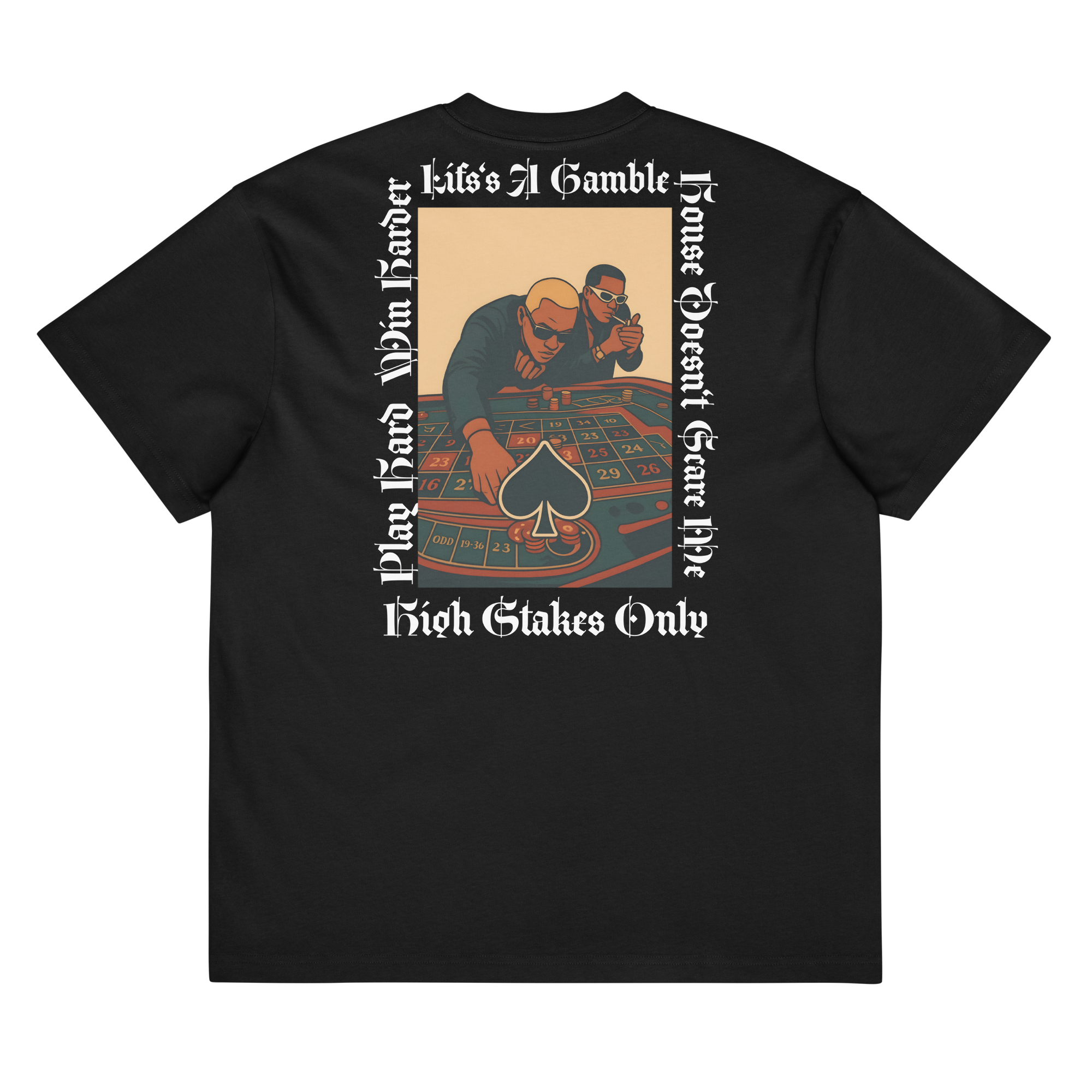Casino Black T-Shirt