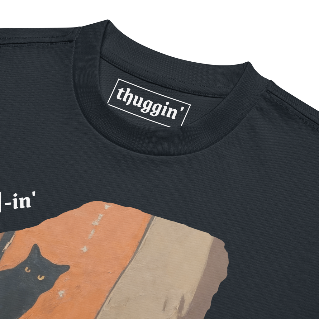 Cat Dark Blue T-Shirt