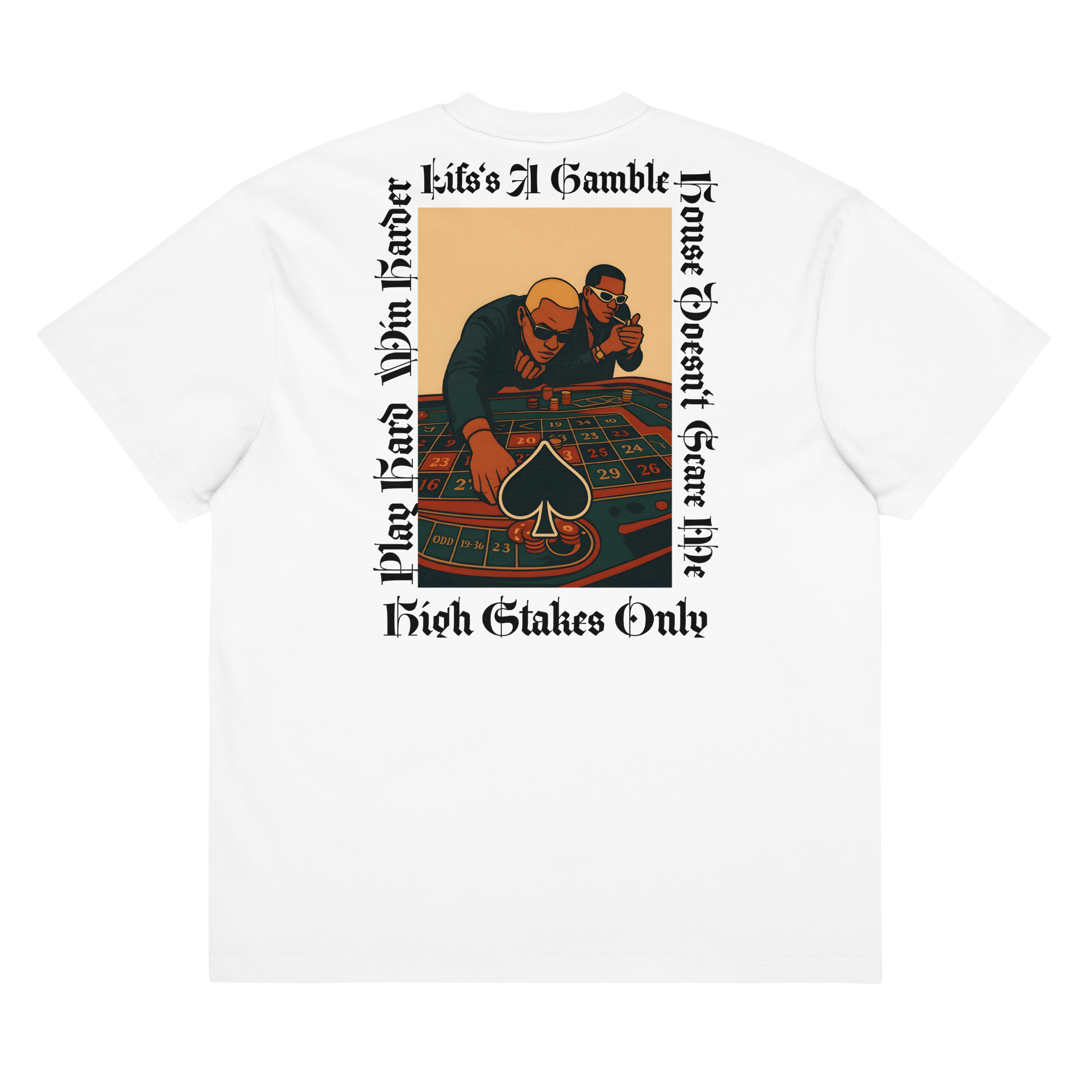 Casino White T-Shirt