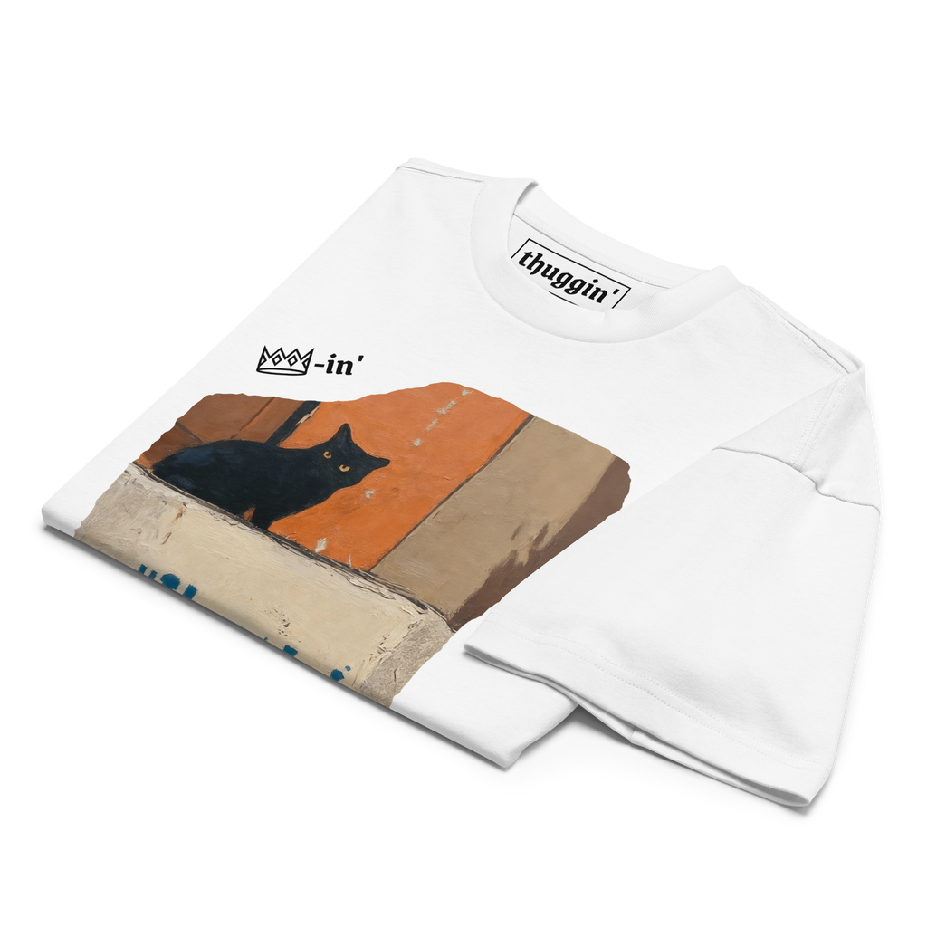 Cat White T-Shirt