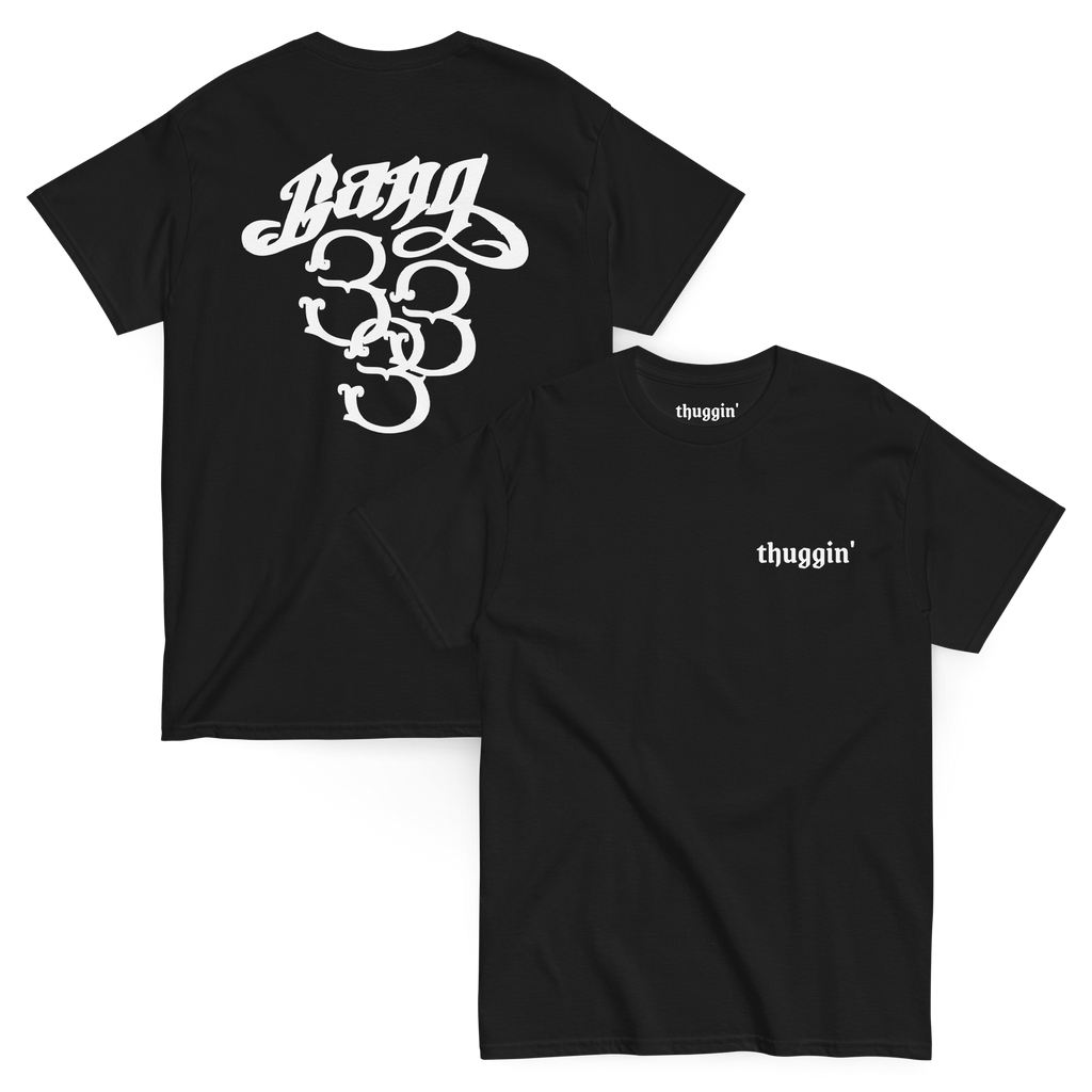 Thuggin Black T-Shirt