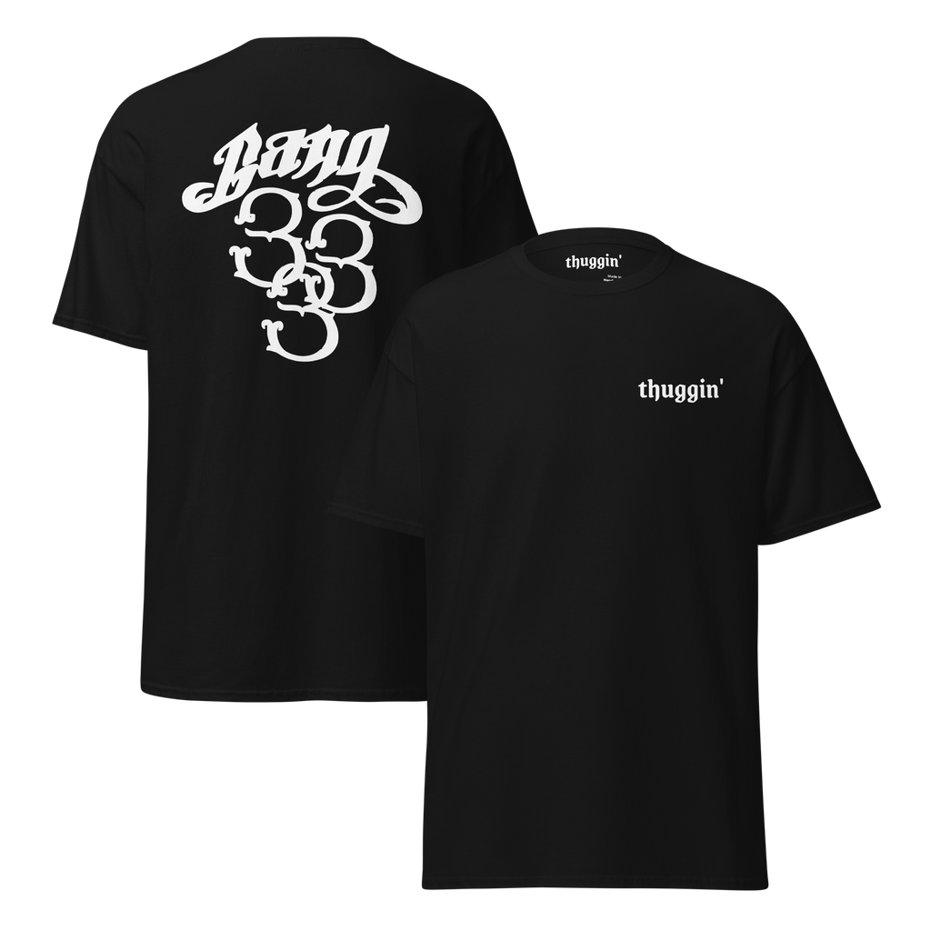 Thuggin Black T-Shirt
