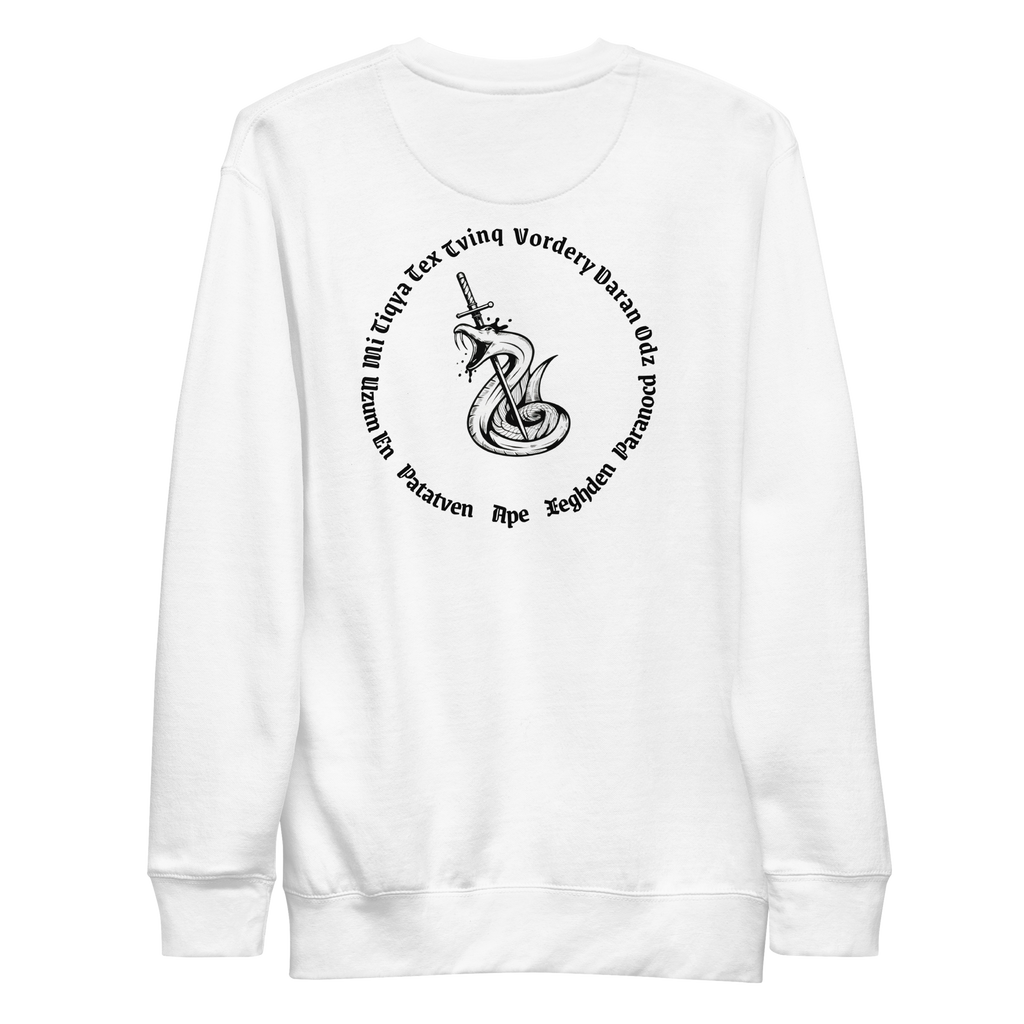 Odz White Sweatshirt