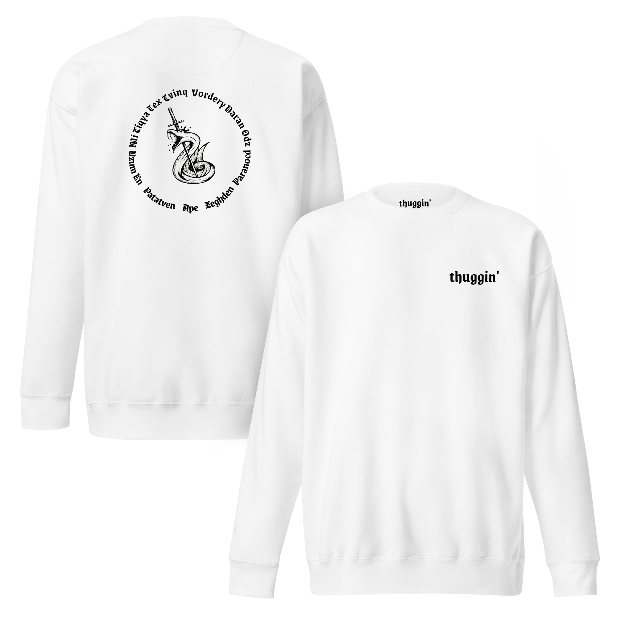 Odz White Sweatshirt